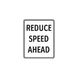 Reduce Speed Ahead