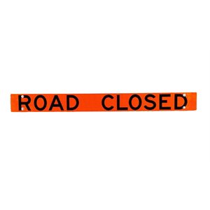 Barricade Board - Road Closed - High Intensity - Alberta