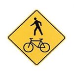 Pedestrian & Bicycle Crossing - Right