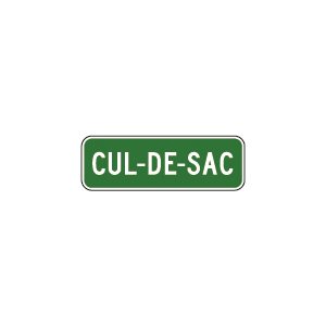 Cul-De-Sac White / Green