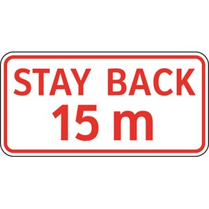 Stay Back 15 M