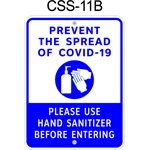 COVID-19 Safety Sign: 45cm x 60cm - Entry Notices and Regulations
