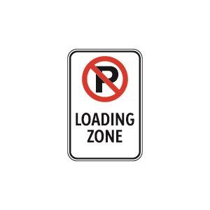 No Parking (Symbol) Loading Zone