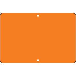 Aluminum Panel - Diamond Grade Orange - 45 x 30 Tab