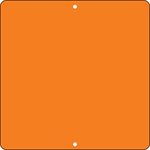 Aluminum Panel - Diamond Grade Orange - 45 x 45 Square
