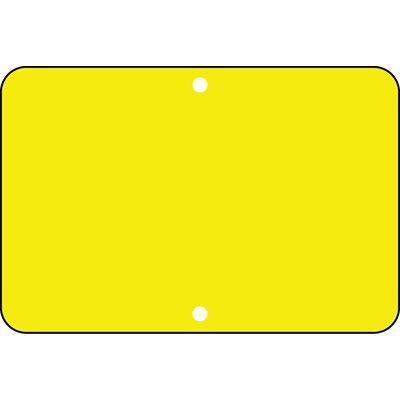 Aluminum Panel - Diamond Grade Yellow - 30 x 20 Tab