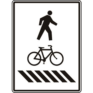 Pedestrian, Bicycle, Crosswalks (Left)