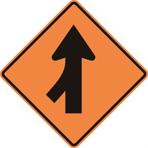 Merging Traffic Left Symbol