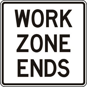 Work Zone Ends