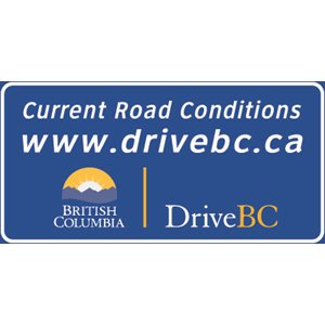 Current Road Conditions www.drivebc.ca c / w BC Identity Logo And DriveBC