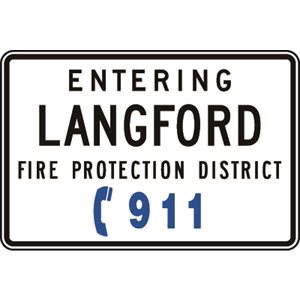 Entering (Specify Name) Fire Protection District 37135 c / w Phone Symbol