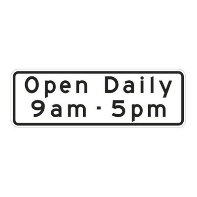 Open c / w Days And Times Tab: