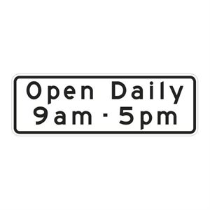 Open c / w Days And Times Tab:
