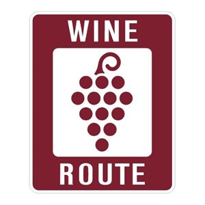 Winery Symbol c / w Wine Route
