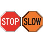 Stop / Slow Extension - Wood - 60"