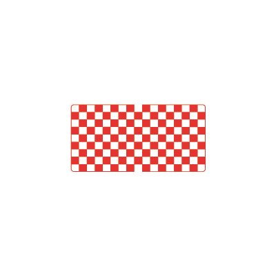 Truck Checkerboard (Red & White)