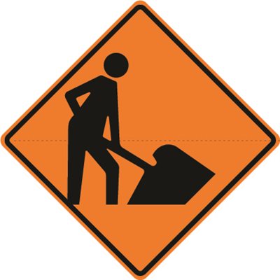 Roadwork (Men Working) - Hinged