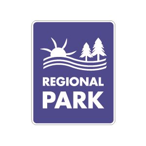 Regional Park Trail Blazers c / w Sun & Tree Symbols ( New Version )