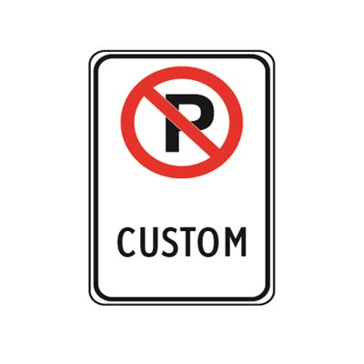 Parking Prohibited Custom Message