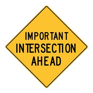 Important Intersection Ahead