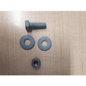 5 / 16" x 1" Hex Bolt c / w Nut & 2 Washers (Hot Dip Galv.)