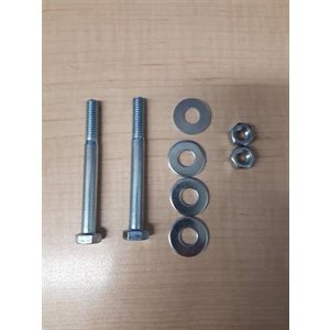 Sign Post Hardware (for Round 2-3 / 8" or Square 2" / 2-1 / 4") 5 / 16" x 3" Bolt (x2) & Nut (x2) & Washer (x4)