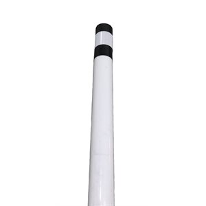 Delineator Post - White with Black Top