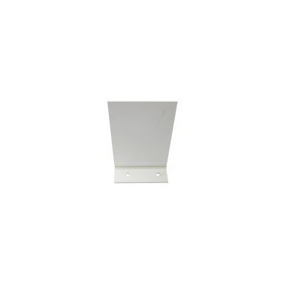 Hinged T-Shape Reflector - One Sided - White - Diamond Grade - 3" x 4" - PCBMT12