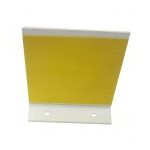 Hinged T-Shape Reflector - Two Sided - Yellow - Diamond Grade - 4" x 4" - PCBMT16