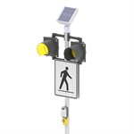 Carmanah Compact, Solar-Powered Crosswalk Flashing Beacon - R820-E